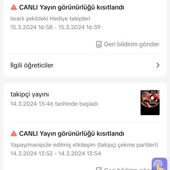 TikTok Canlı Yayın Kısıtlandı Hatası