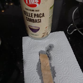 Fide Konserve Fide Marka Kelle Paça Çorbasından Yara Bandı Çıktı!