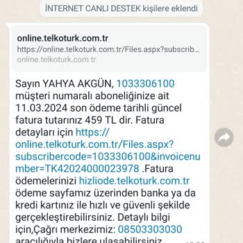 Telkotürk Abonelik İptal Etmiyor
