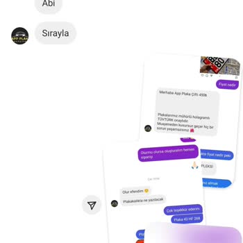 Appplakapleksi034 (Instagram) App Plaka Ve Pleksi Plakalık Yanlış Ürün!