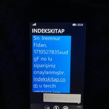 İndeks Kitap Güvensiz Siparişi Ve İptal Edilememe