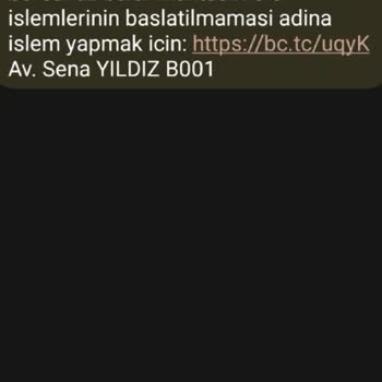 HGS Borç, Scammer Mesaj