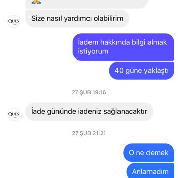 Quesstore İade Parası Gelmedi
