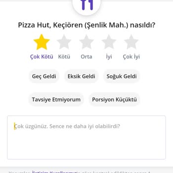 Pizza Hut Pişmanlıktır, Kesinlikle Yanından Dahi Geçmeyin!