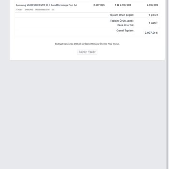 Arçelik AVM Ve Taksit AVM İade Ödememi Yapmıyor