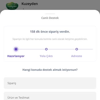 GetirSu Siparişin Teslim Edilememesi