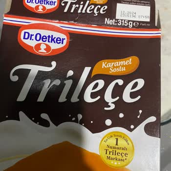 Dr. Oetker Karamel Soslu Trileçe Islatma Sosunu Çekmedi