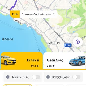BiTaksi Taksi Ücreti Farkı Ve Saygısız Tutum