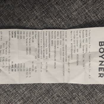 Boyner'den Aldığım Bot