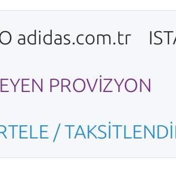 adidas Güvenlik Onayı Almadan Yapılan İşlem