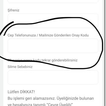 Anketcepte Hesabımı Silemiyorum