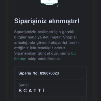 Shopier Siparişimin İptal Edilmesini İstiyorum!
