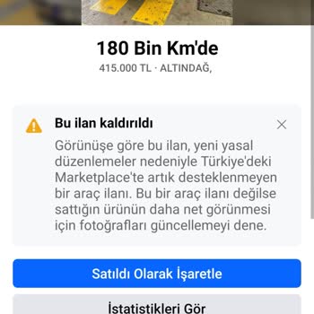 Facebook MarketPlace Para Kesiyor İlan Gözükmüyor