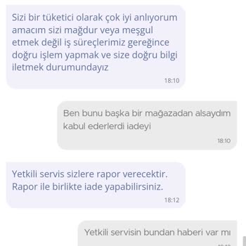 Arzum Marka Süpürge İade Problemi