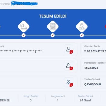 Aras Kargo Teslim Edildi Görünen Kargonun Teslim Edilmemiş Olması