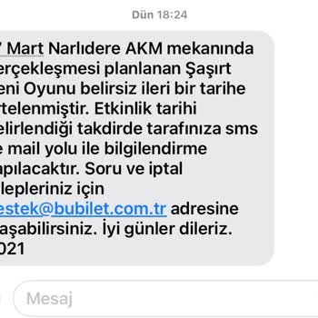 Bubiletten Şikayet ( Şaşırt Beni Tiyatro Oyunu) Para İadesi