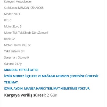 Veyisoğlu Grup Veyisoglugrup.com Motor Satışına Ücretsiz Teslimat Yazıp Ücret Alması