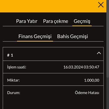 Casibom Yatırım İşlemleri Ödeme İptali