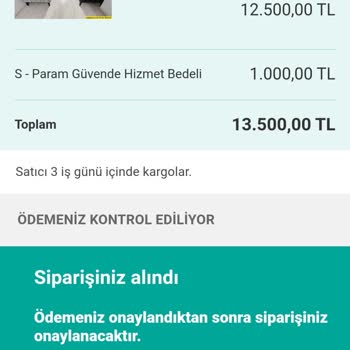 Sahibinden.com Param Güvende Şikayetçiyim