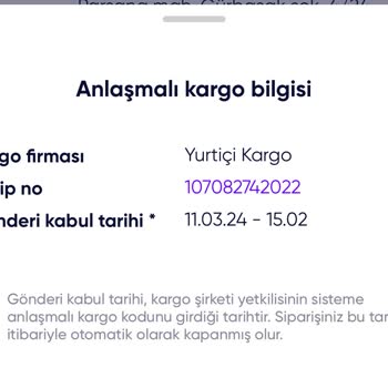Yurtiçi Kargo Tazmin Dilekçesi Reddi