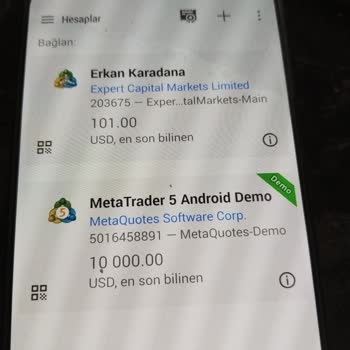 Meta Trader 5 Hesaba Girememe