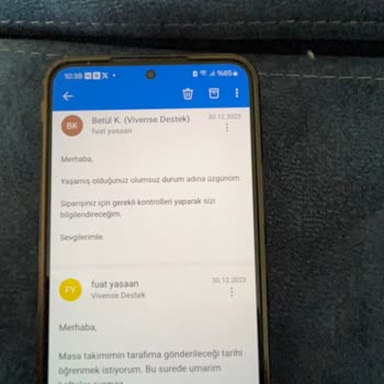 Vivense Olesivo Masa Takımı Teslimat Sorunu