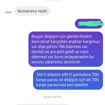 Moda Armu Ürün Değişiminde Yaşanan Sorunlar Ve İade Talebi
