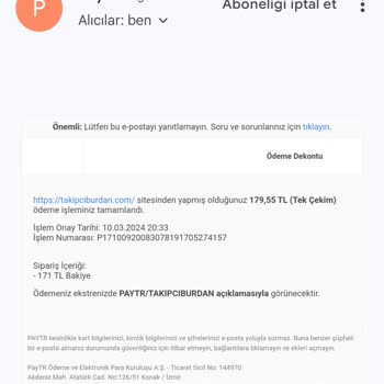Paytr Üzerinden Ödeme Yapmayın