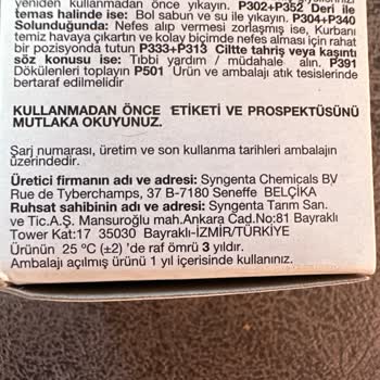 Syngenta Icon 10CS 20 Ml Etkisiz, İşe Yaramaz!