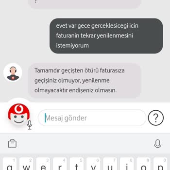Vodafone Yalan Söyleyerek İstenen İşlemi Gerçekleştirmiyor