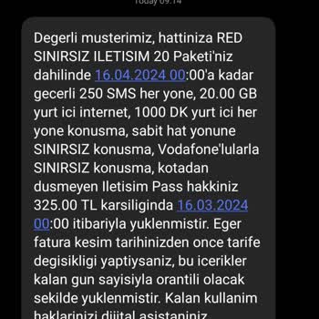 Vodafone Yalan Söyleyerek İstenen İşlemi Gerçekleştirmiyor