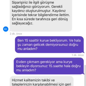 Getir Büyük Yanlış Ürün İadesini Almıyor