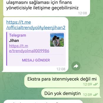 Trendyolmall1.com Paramı Aldılar İade Yapmıyorlar