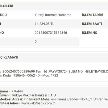 Biletbayisi.com Bilet Ücret İadesi