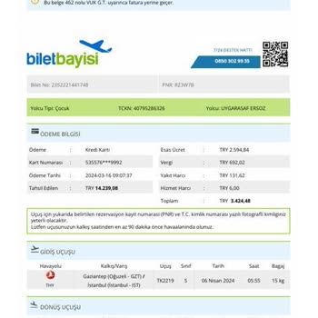 Biletbayisi.com Bilet Ücret İadesi