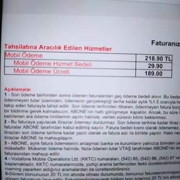 Vodafone Click N Play Tahsilatı