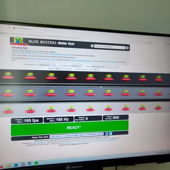 GameBooster 165 Hz GB-2416FF Modelinde Göz Yoran Ghosting Sorunu