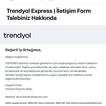 Trendyol Express Kargo Uygulaması Sürekli Satıcıyı Mağdur Ediyor