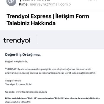 Trendyol Express Kargo Uygulaması Sürekli Satıcıyı Mağdur Ediyor