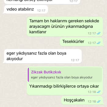 Zikzak Butik Renk Bırakan Kıyafet Ve Yanlış Beden Sorunu