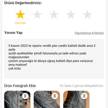 İşgüzarlık Yapan Trendyol Kafasına Göre İade Belirliyor