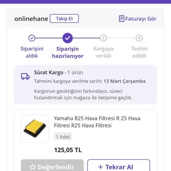 N11 Kargolanmayan Satın Aldığım Ürün
