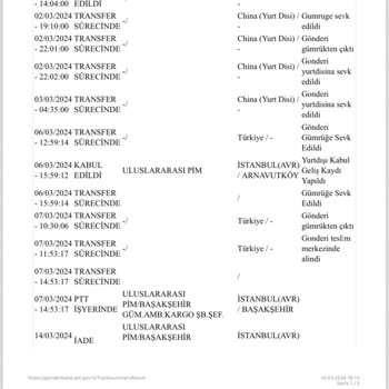 PTT Kargo Shein Siparişim Nedensiz Bir Şekilde Gümrükte Kaldı