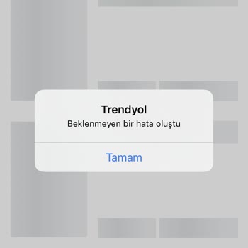 Trendyol Favori Listem Açılmıyor