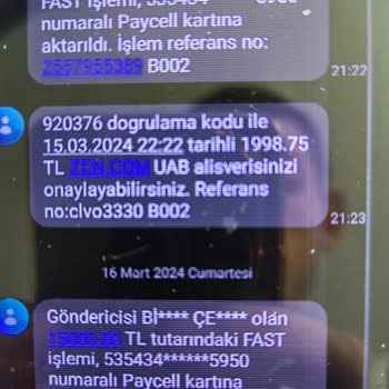 Paycell Param Hesapta Görünmüyor
