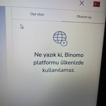Binomo Ülkenizde Kullanılmamaktadır Uyarısı