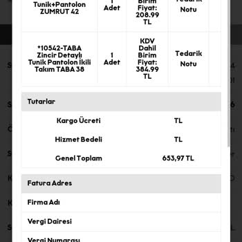 Tofisa Beden Değişikliği Yapmak İstiyorum