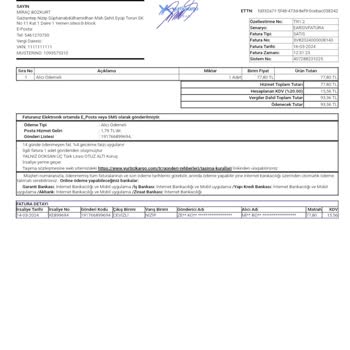 Yurtiçi Kargo Bunca Zamandır Kargom Geldi İlk Defa Fatura Diye Bir Şey Basıma Geldi