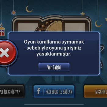 101 Okey Plus Hesabıma Yasak Geldi Lütfen Düzeltin