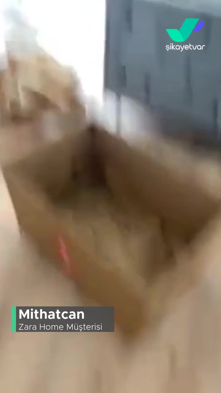 Zara Home Parçalanmış Ürünün Paketlenip Tarafımıza Gönderilmesi! videonun kapak resmi